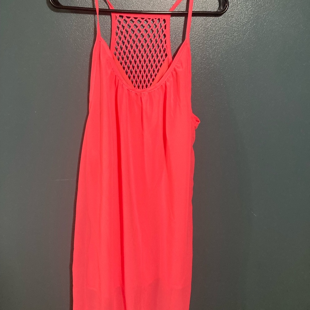 Vibrant Pink Sleeveless Dress